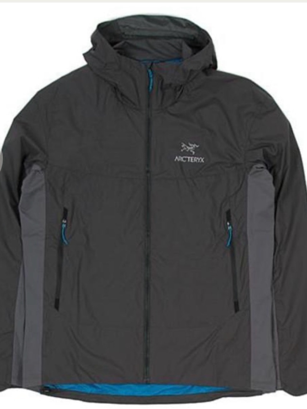 Arc'teryx Atom SL Hoody Men's Dark Gray Hooded Windbreaker Medium